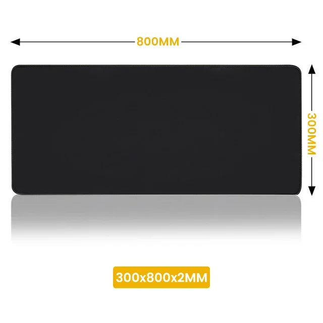 Mouse Pad Xxl Black MousePad Game Room Decor Free Shipping Extended Computer Large Floor Mat Table Mat Business Desk Accessories