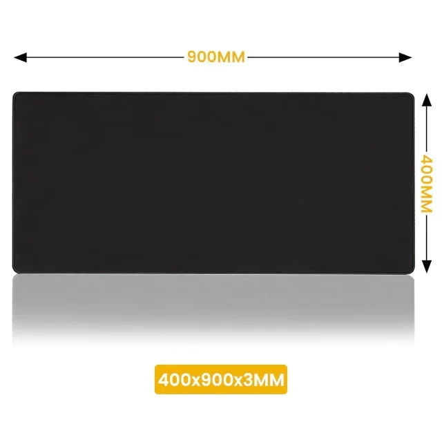 Mouse Pad Xxl Black MousePad Game Room Decor Free Shipping Extended Computer Large Floor Mat Table Mat Business Desk Accessories